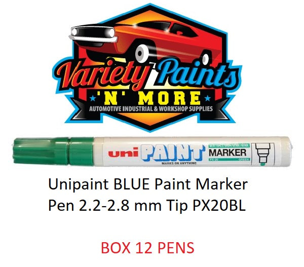 Unipaint GREEN Paint Marker Pen 2.2-2.8 mm Tip PX20GR  PACK OF 12