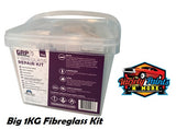 GRP Fibreglass Repair Kit 1Kg Variety Paints N More 