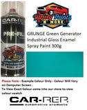 GRUNGE Green Generator Industrial Gloss Enamel Spray Paint 300g 