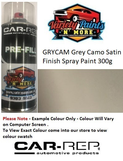 GRYCAM Grey Camo SATIN  Acrylic Touch Up Paint 300 Grams
