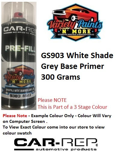 GS903 White Shade Grey Base Primer Basecoat 300 Grams