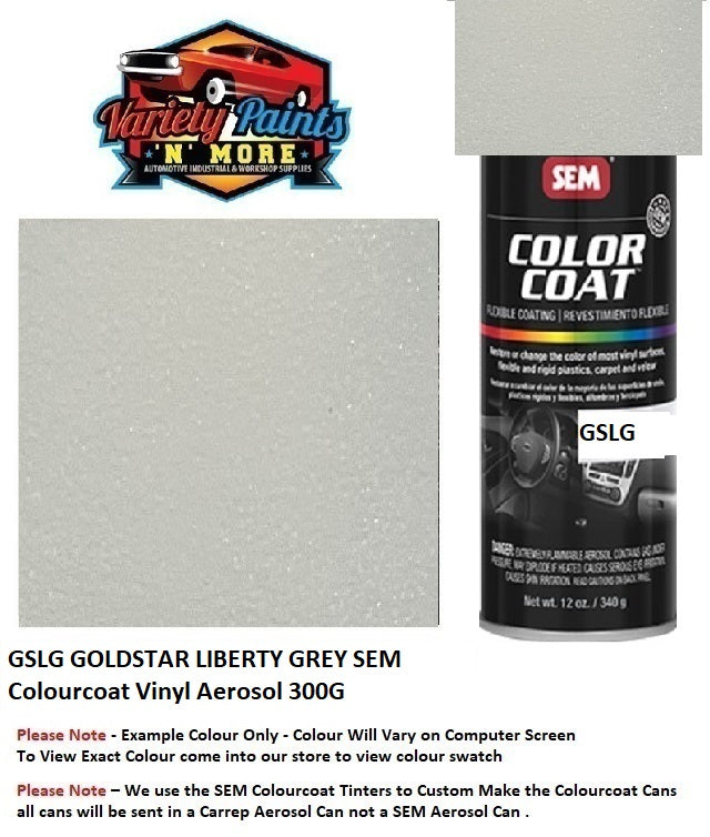 GSLG GOLDSTAR LIBERTY GREY SEM Colourcoat Vinyl Aerosol 300G