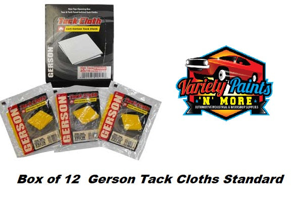 Gerson Tack Cloths YELLOW Standard Box of 12