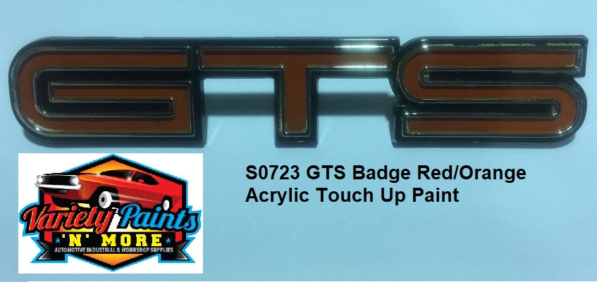 GTS Badge Orange/Red Acrylic Touch Up Paint S0723
