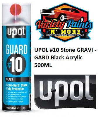 UPOL #10 Stone GRAVI - GARD Black 500ML