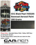 GV1 Black Pearl NISSAN Basecoat Aerosol Paint 300 Grams 