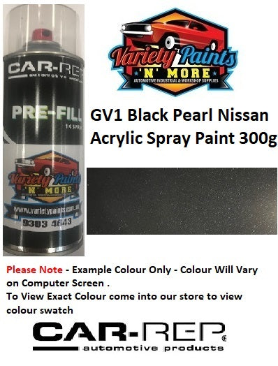 GV1 Black Pearl Nissan Acrylic Spray Paint 300g