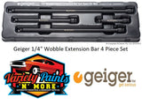 Geiger 1/4" Wobble Extension Bar 4 Piece Set