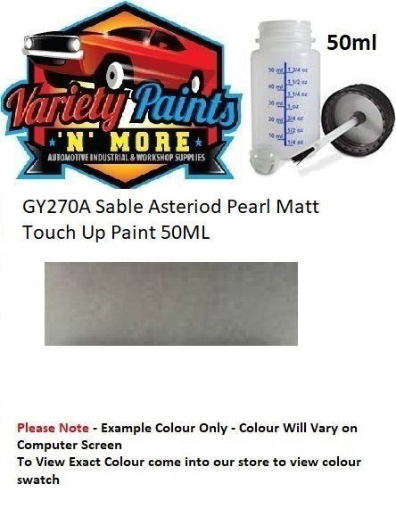 Sable™ Asteriod Pearl Matt GY270A Touch Up Paint 50ML YY270A G5509