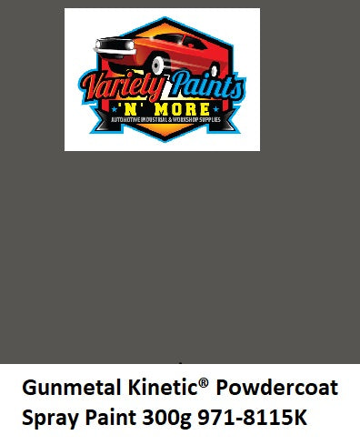 Gunmetal Kinetic Powdercoat Spray Paint 300g 971-8115K