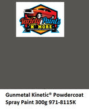 Gunmetal Kinetic Powdercoat Spray Paint 300g 971-8115K 