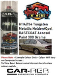 H114/154 Tungsten Metallic Holden/Opel BASECOAT Aerosol Paint 300 Grams
