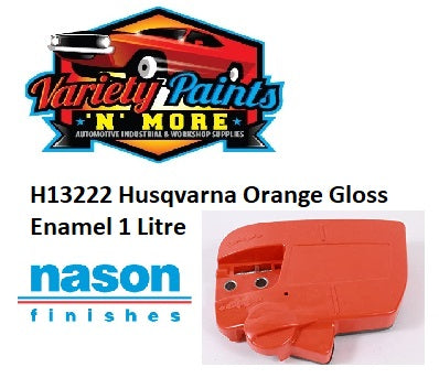 H13222 Husqvarna Orange Gloss Enamel 1 Litre