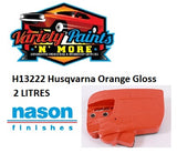 H13222 Husqvarna Orange Gloss Enamel 2 Litres 