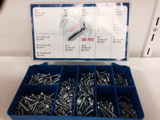 Torres Countersunk Slotted Self Tapping Screws 500 Pieces