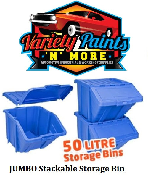 JUMBO Stackable Storage Bin 50 LITRE (BUY IN Perth METRO ONLY)