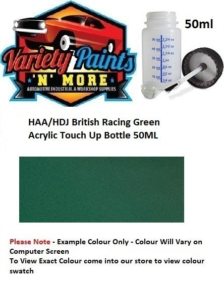 HAA/HDJ British Racing Green Acrylic Touch Up Bottle 50ML