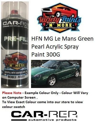 HFN MG Le Mans Green Pearl Acrylic Spray Paint 300G