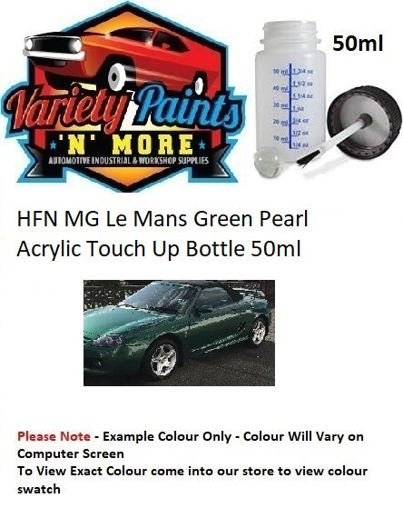 HFN MG Le Mans Green Pearl Acrylic Touch Up Bottle 50ml