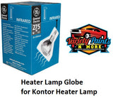 Heater Lamp Globe for Kontor Heater Lamp