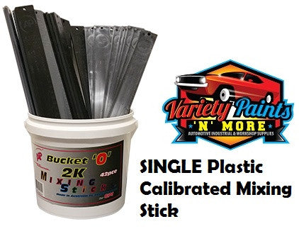 E-Z SINGLE PLASTIC MIXING STICK GREY