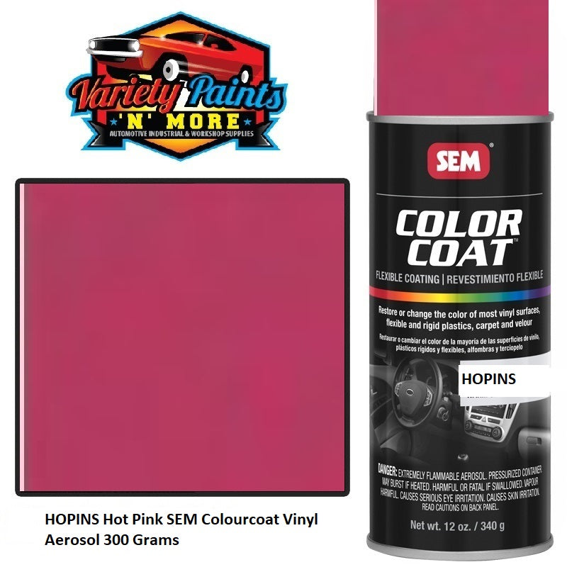 HOPINS Hot Pink SEM Colourcoat Vinyl Aerosol 300 Grams