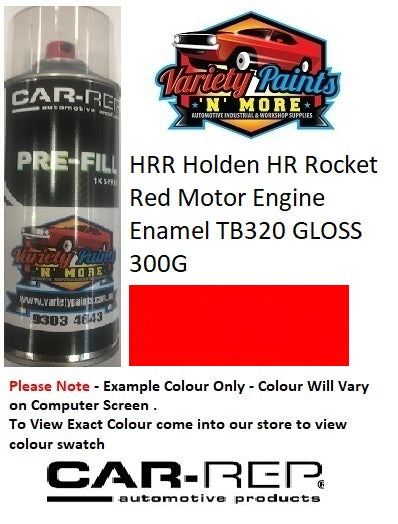 HRR Holden HR Rocket Red Motor Engine Enamel TB320 GLOSS 300G