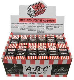 ABC Steel Wool Grade: 000000123 Display Pack of 24 Units