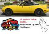 HZ Sunburst Yellow MAZDA  Acrylic Touch Up Paint 300 Grams 