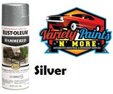 Rustoleum Hammered Finish Silver 340 Grams Variety Paints N More 
