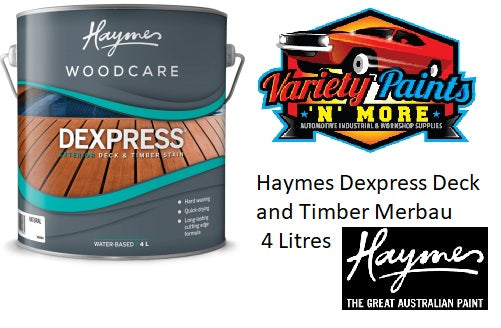 Haymes Dexpress Deck and Timber Merbau 4 Litres