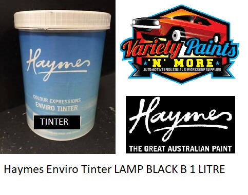 Haymes Enviro Tinter B LAMP BLACK 1 LITRE