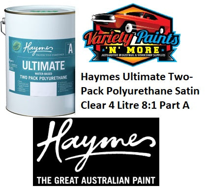 Haymes Ultimate 2 Pack Epoxy Satin Clear 4 Litre PART A