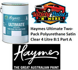 Haymes Ultimate 2 Pack Epoxy Satin Clear 4 Litre PART A 