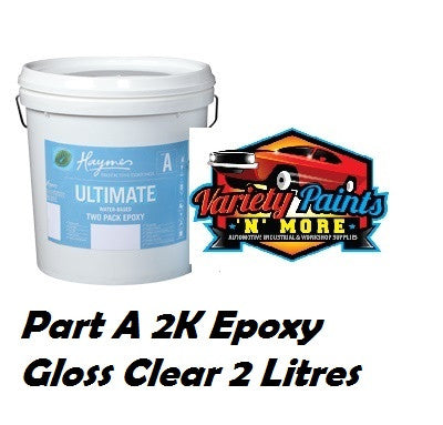 Haymes Ultimate 2 Pack Epoxy Gloss Clear 2 Litre PART A