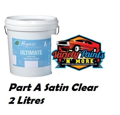 Haymes Ultimate 2 Pack Epoxy Satin Clear 2 Litre PART A