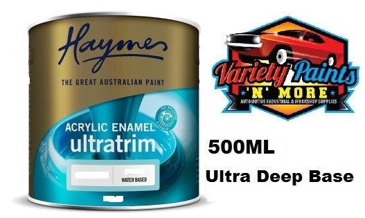 Haymes Ultratrim Gloss Acrylic Enamel Ultra Deep Base 500ml UTD