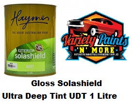 Haymes Solashield Exterior Paint Gloss 1 Litre Ultra Deep Base