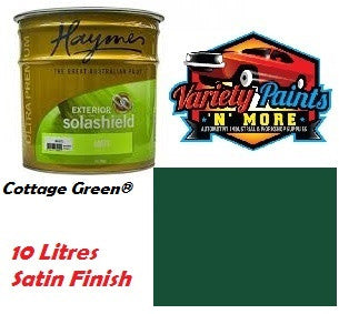 Haymes Cottage Green  Colorbond  Solashield Exterior Paint Satin 10 Litre