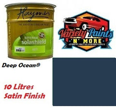 Haymes Deep Ocean® Colorbond® Solashield Exterior Paint Satin 10 Litre