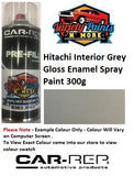 Hitachi Interior Grey Gloss Enamel Spray Paint 300g 