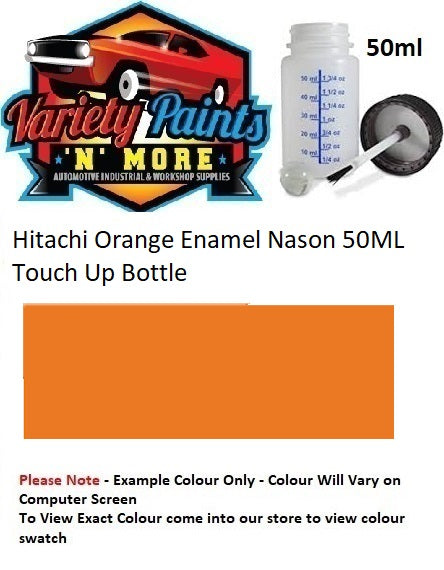 Hitachi Orange Gloss QD Enamel Nason 50ML Touch Up Bottle