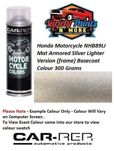 Honda Motorcycle NHB89LI Mat Armored Silver Lighter Version (frame) Basecoat Colour 300 Grams