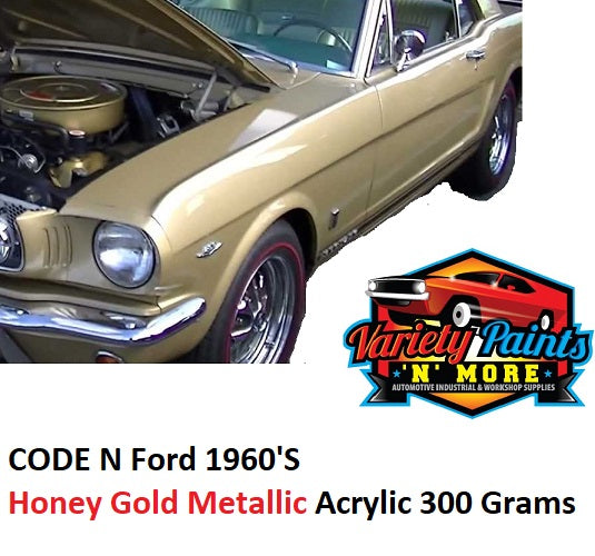 N Ford Honey Gold Metallic 1960s Standard Acrylic Touch Up Paint