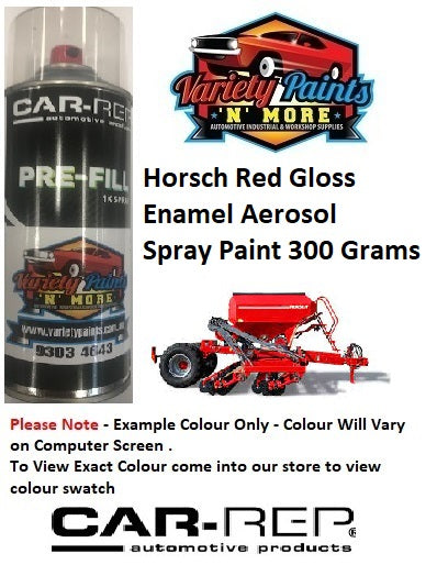 Horsch Red Gloss Enamel Aerosol Paint 300 Grams