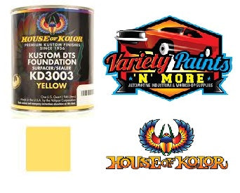 Kustom DTS Foundation Surfacer/Sealer Yellow 1 Quart House of Kolor