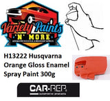 H13222 Husqvarna Orange Gloss Enamel Spray Paint 300g