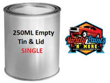 Empty 250ML Litre Tin & Lid VC250