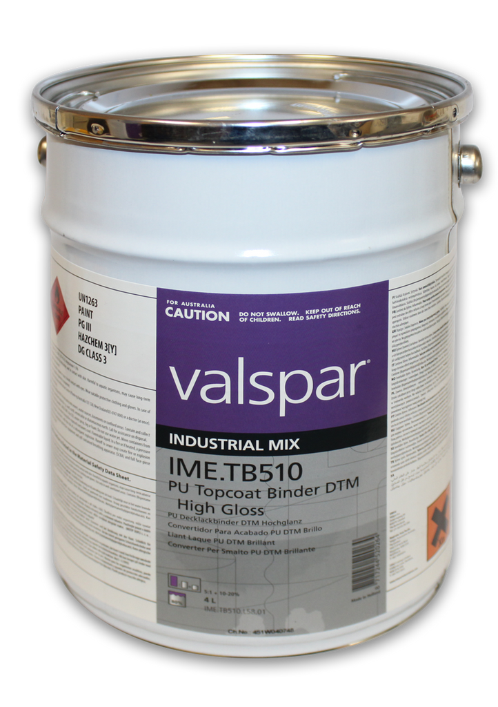 729 ARC White Isuzu Truck Valspar 4 Litre TB510 PU 2K Direct Gloss