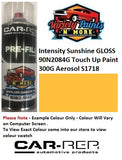 Intensity Sunshine Yellow Gloss 90N2084G Powdercoat Spray Paint 300g 